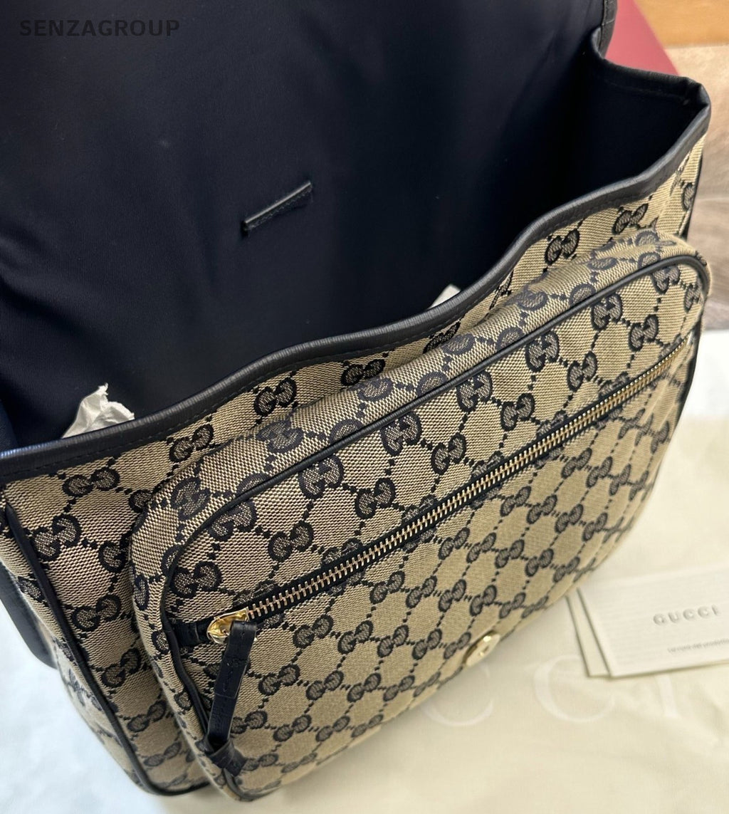 Gucci Ophidia 2Way Shoulder Bag Crossbody Blue Gold Unisex Adults Classic