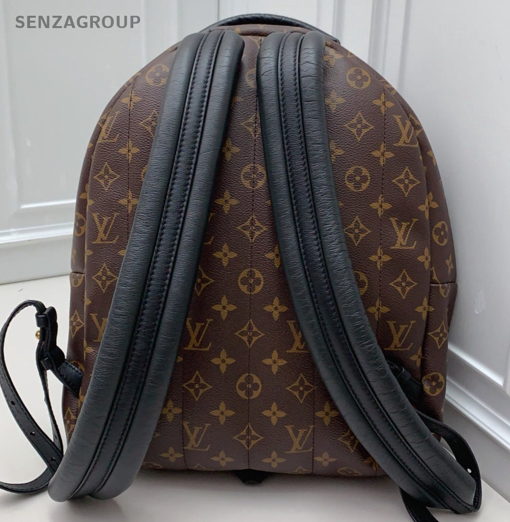 Louis Vuitton Monogram Backpack Brown Gold Unisex Adults Classic