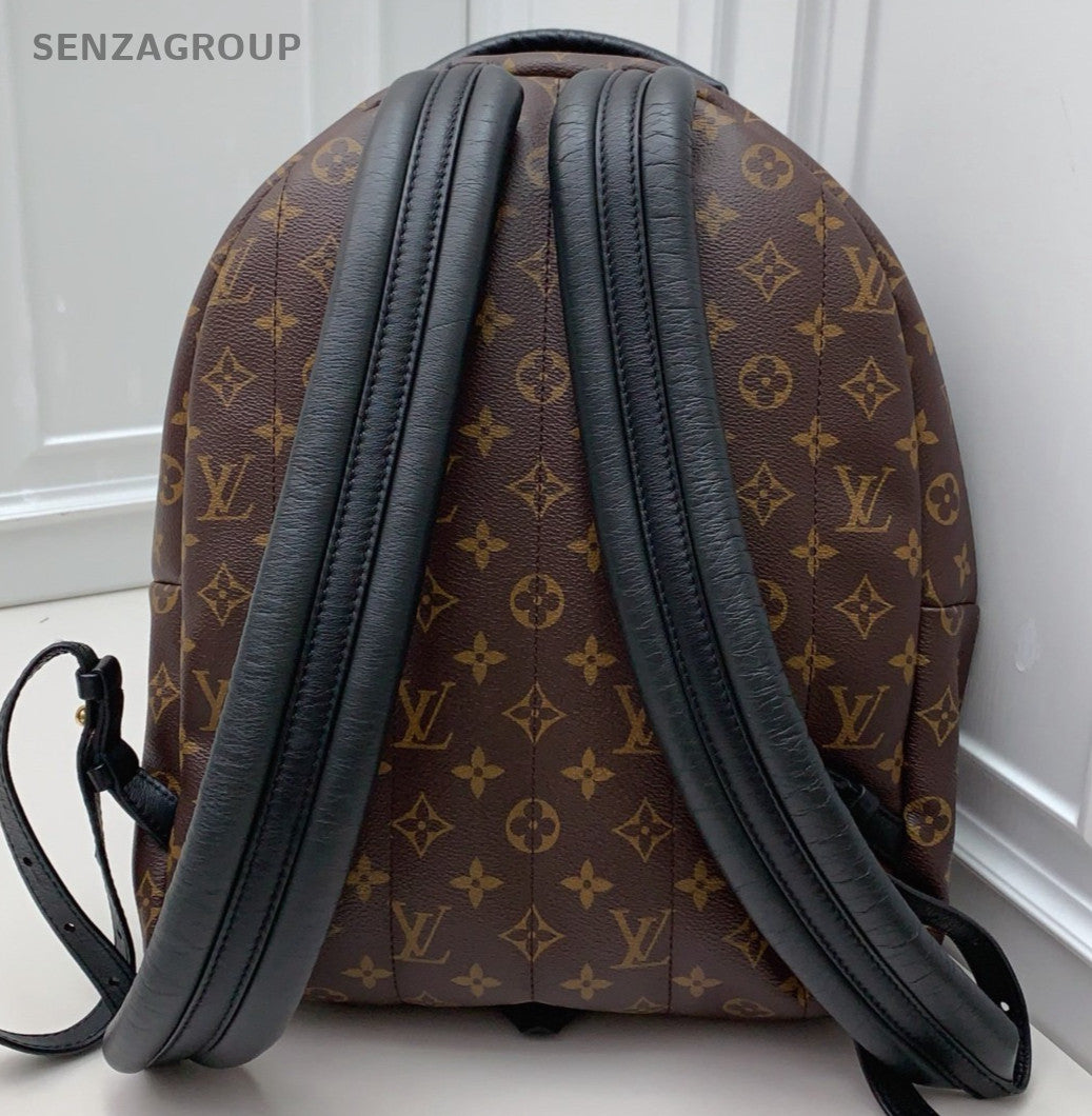 Louis Vuitton Monogram Backpack Brown Gold Unisex Adults Classic
