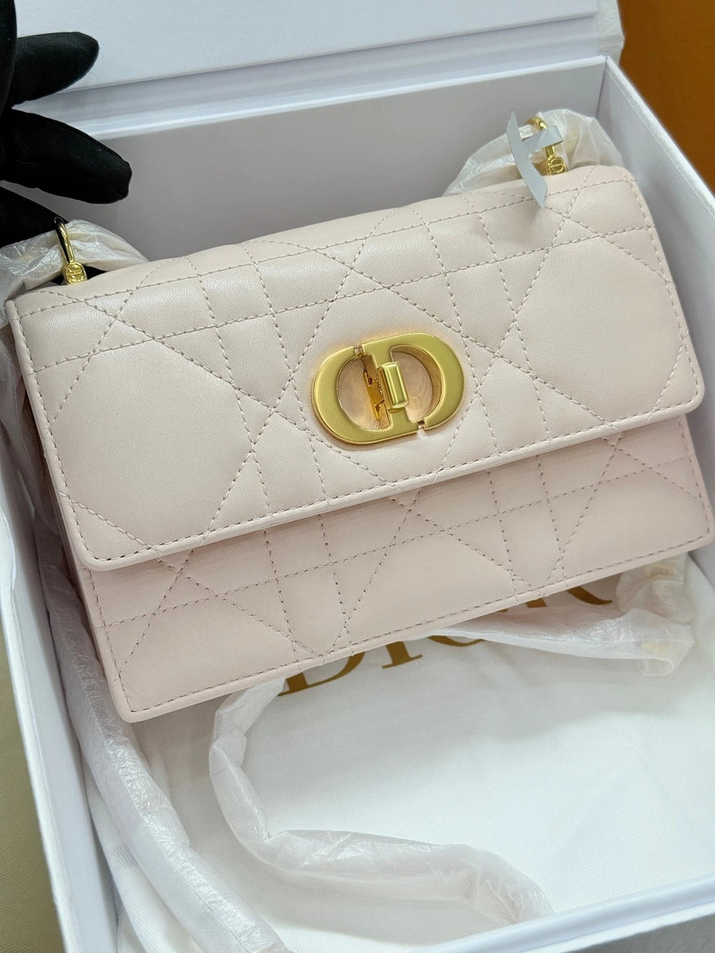 Dior Miss Caro Mini Pink Shoulder Handbag Crossbody Bag For Women
