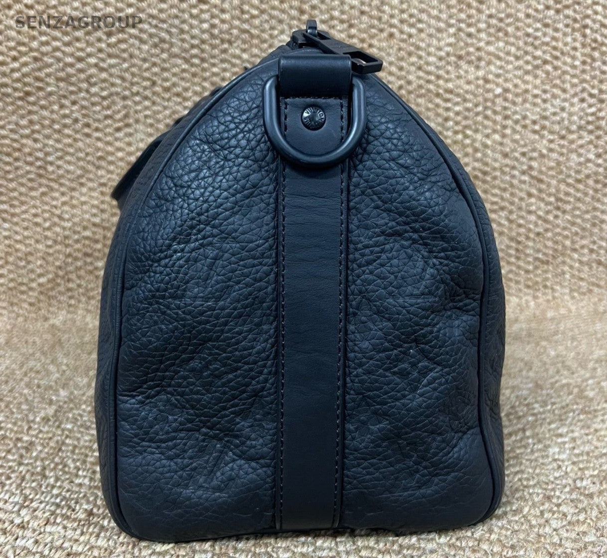 Louis Vuitton Keepall 35 Monogram Top Handle Bag Crossbody Unisex Adults  Black