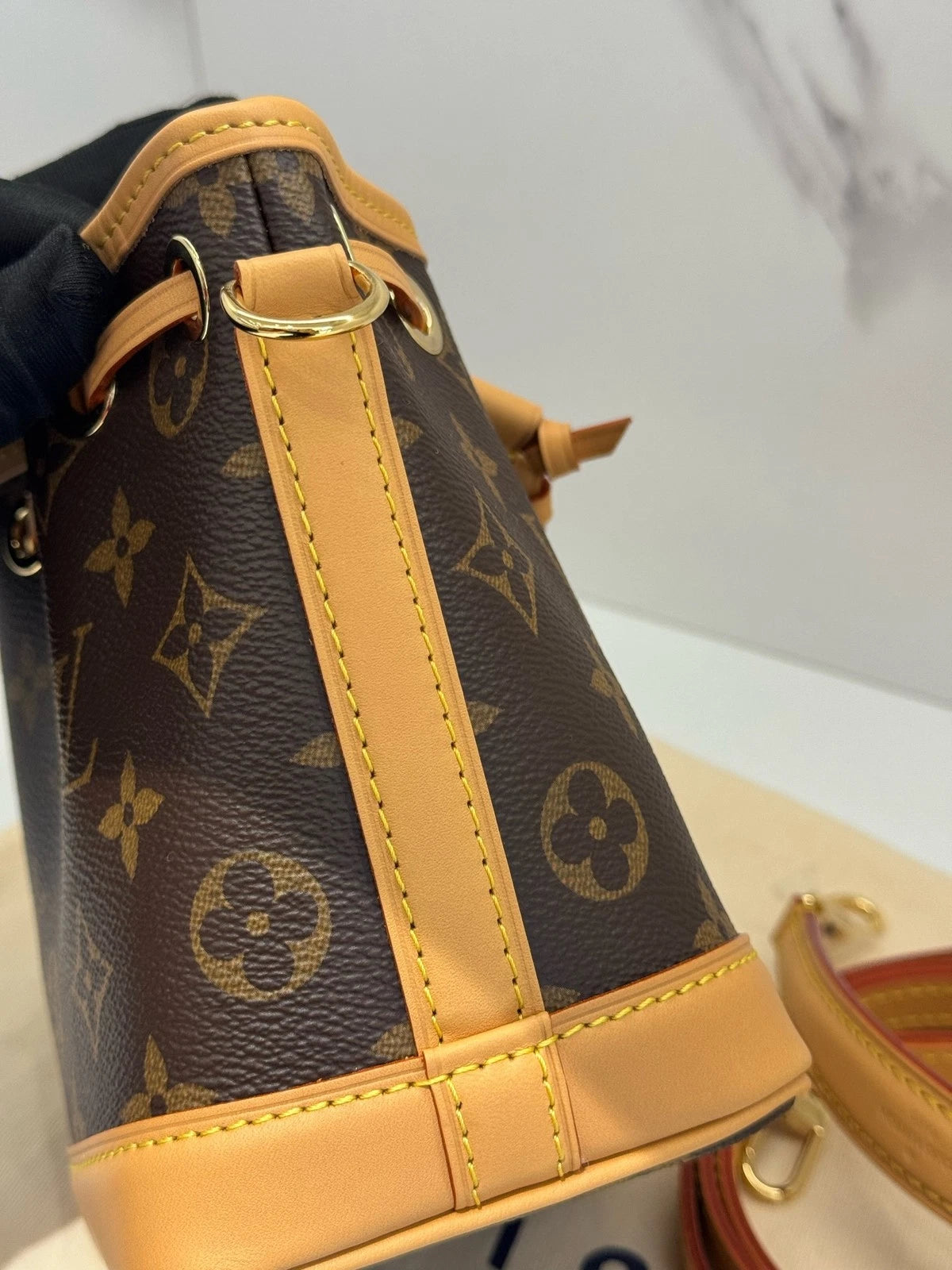 Louis Vuitton Noe Canvas Shoulder Bag Excellent