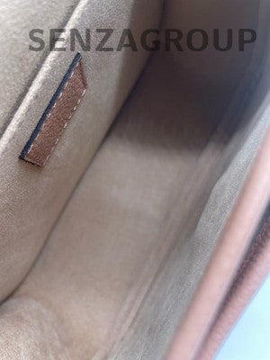 Louis Vuitton Lockme Chain Pink Leather Small Crossbody Bag Women's Classic