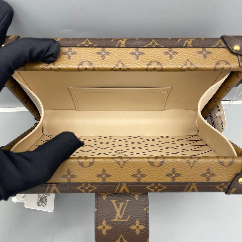 Louis Vuitton Colorblock Hard Box Clutch Bag For Women