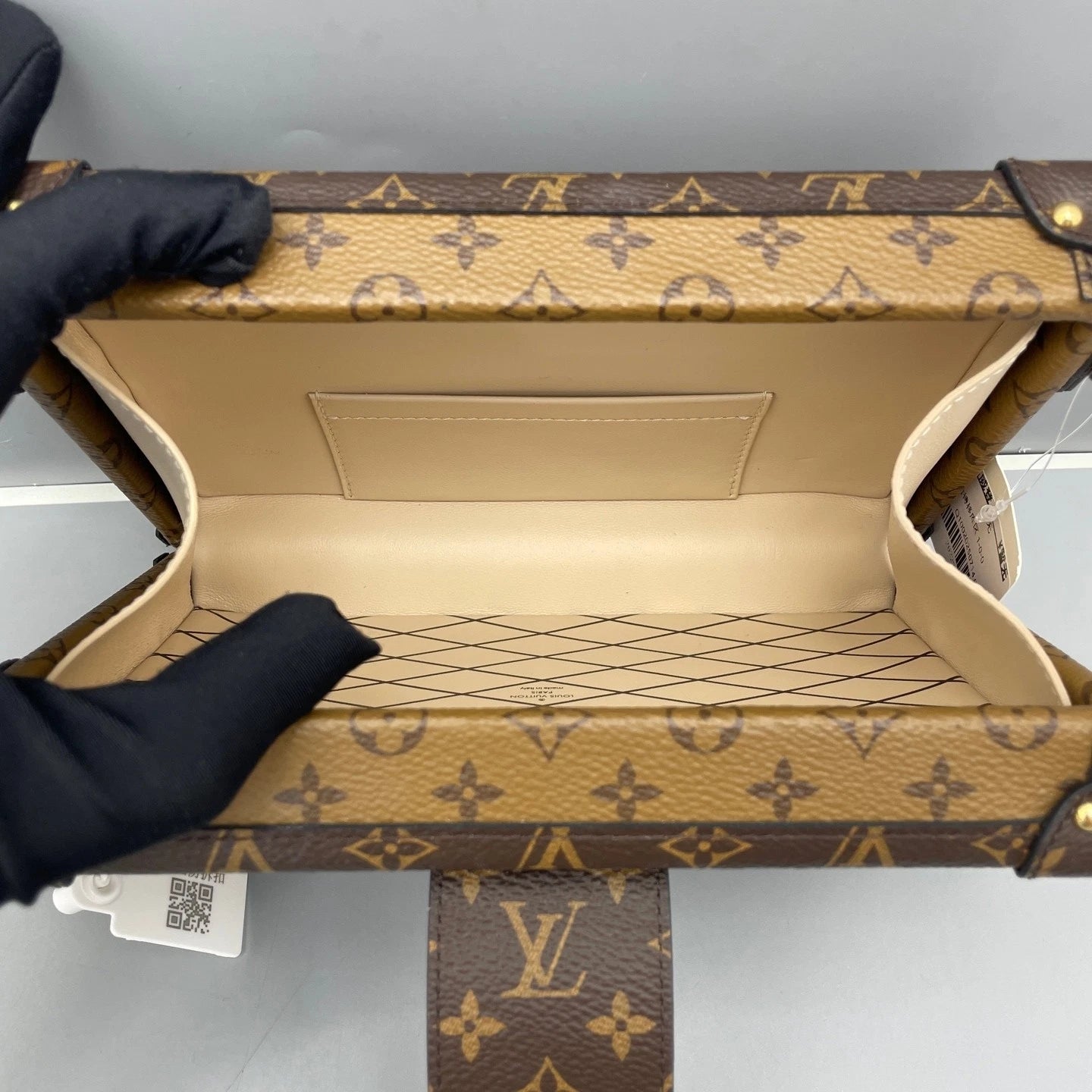 Louis Vuitton Colorblock Hard Box Clutch Bag For Women