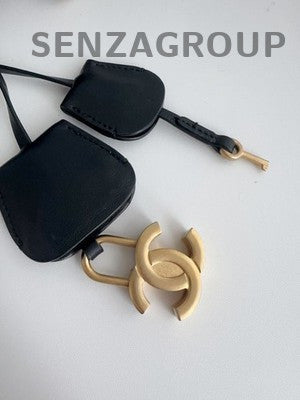 Chanel Camera Bag Black Small Chain Shoulder Crossbody Gold Button Women Fashion