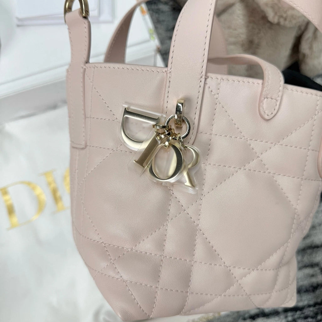 Dior Toujours Vertical Nano Sakura Pink Crossbody Bag For Women
