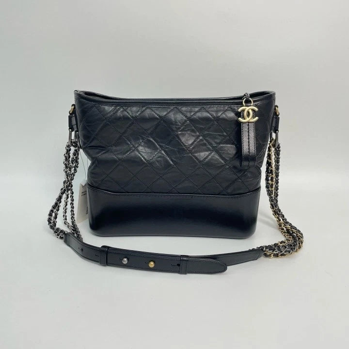 Authentic CHANEL Black Medium Shoulder Bag For Women