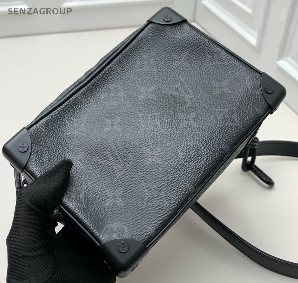 Louis Vuitton Soft Trunk Mini Monogram Crossbody Unisex Adults Black Classic