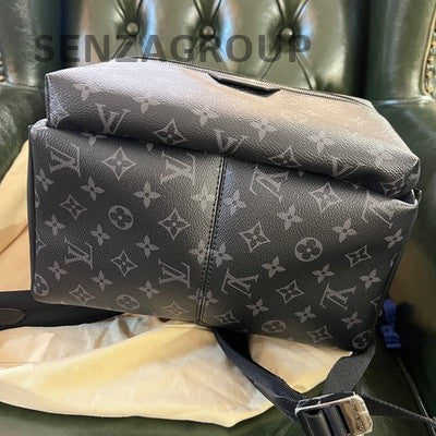 Louis Vuitton Apollo Backpack Black Monogram Coated Canvas Leather