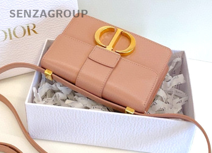 Christian Dior Micro Montaigne bb Shoulder bag Nude pink Crossboy Women