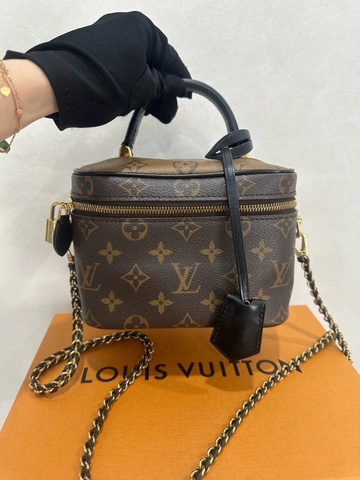 Louis Vuitton Vanity Monogram Top Handle Excellent
