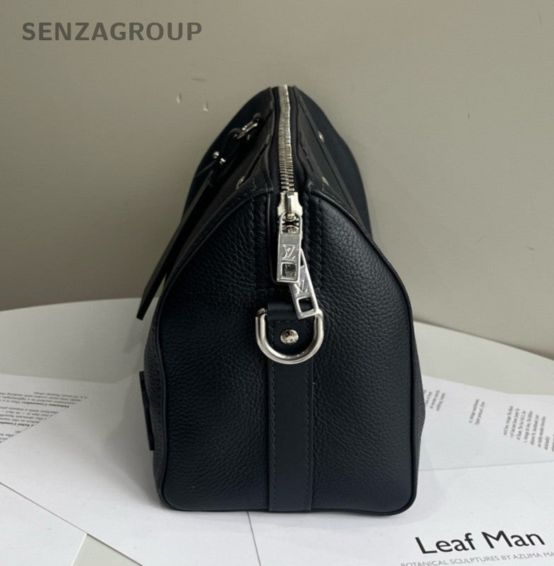 Louis Vuitton City Keepall All Leather Deep Blue Shoulder bag Classic