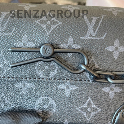 Louis Vuitton Steamer Messenger Bag Monogram Black Unisex Classic