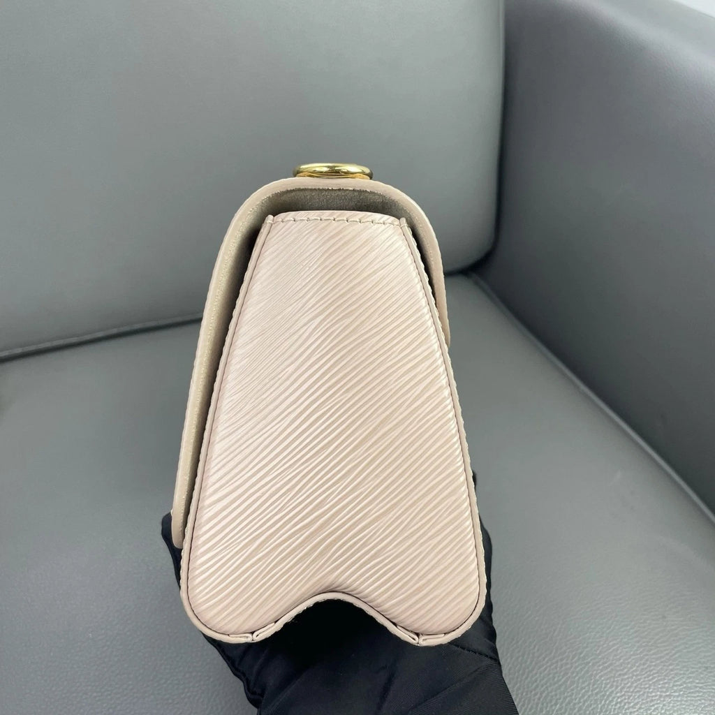 Louis Vuitton Pink Epi Leather Twist Handbag Shoulder Crossbody For Women