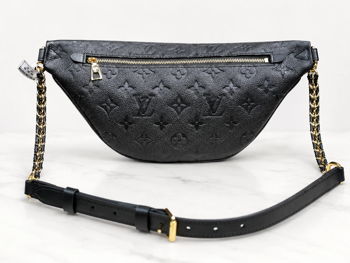 Louis Vuitton High Rise PM Bumbag Monogram Empreinte Black Excellent