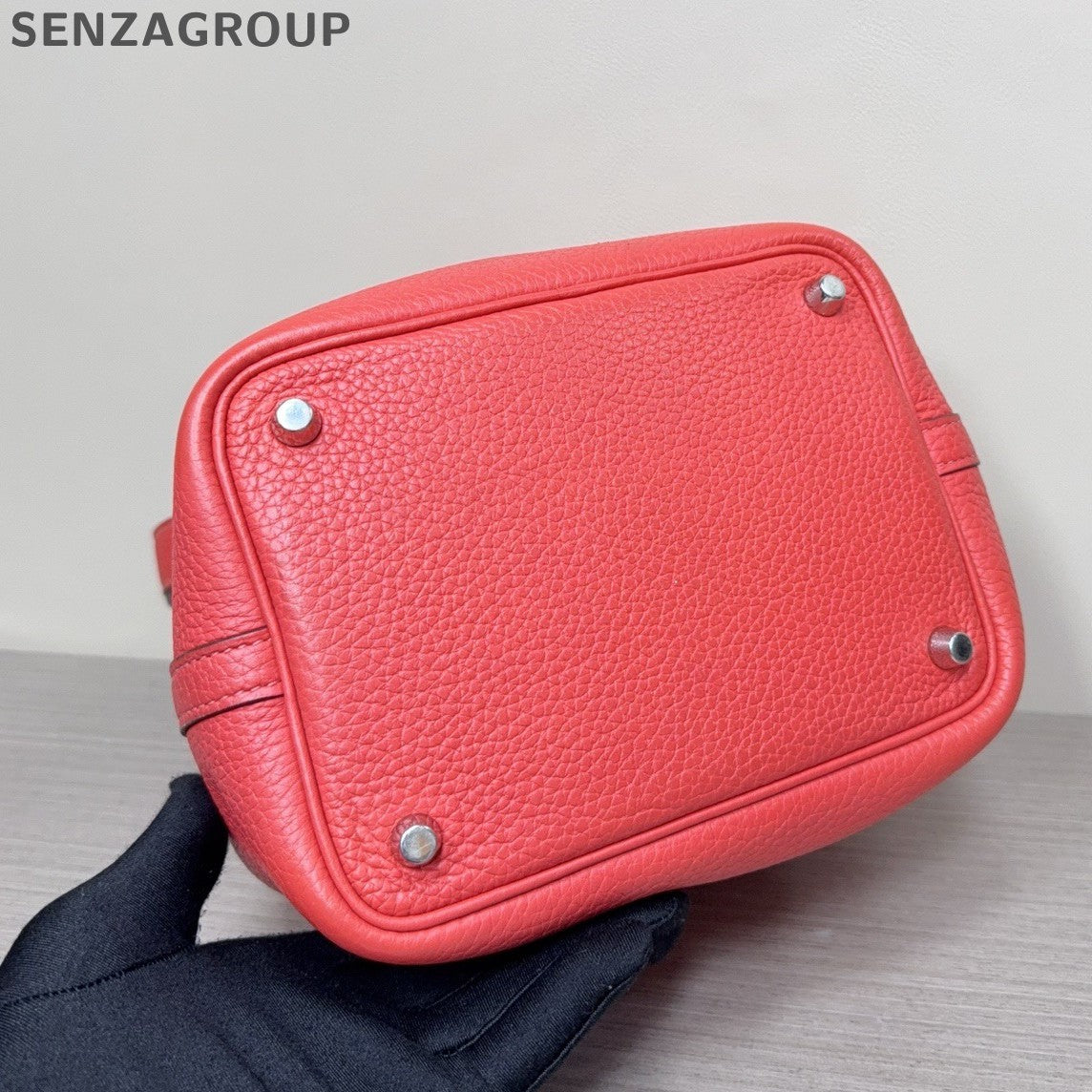 Hermes Picotin18 Top Handle Shoulder Bag Watermelon Red Women Classic