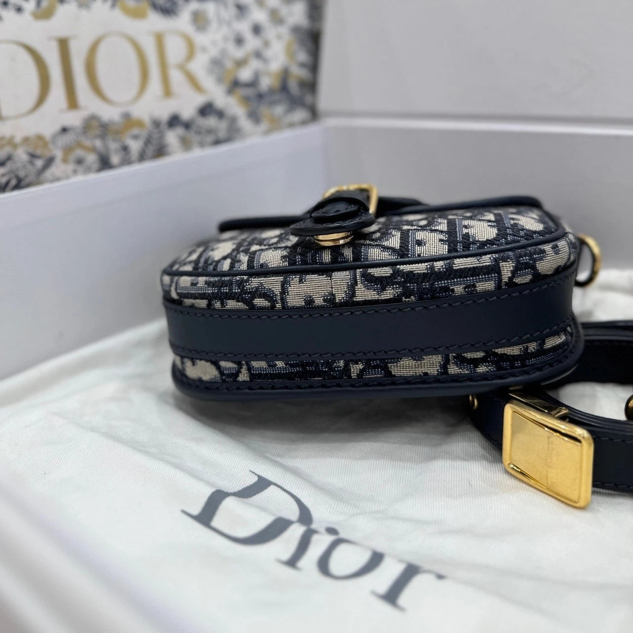 Dior Canvas Oblique Bobby Crossbody Bag For Women