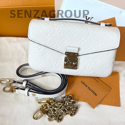 Louis Vuitton Embossed Mailbag Messenger Bag - Platinum White Shoulder Crossbody