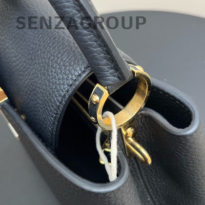 Louis Vuitton Capucines Black Gold Handbag - Classic Fashion Women