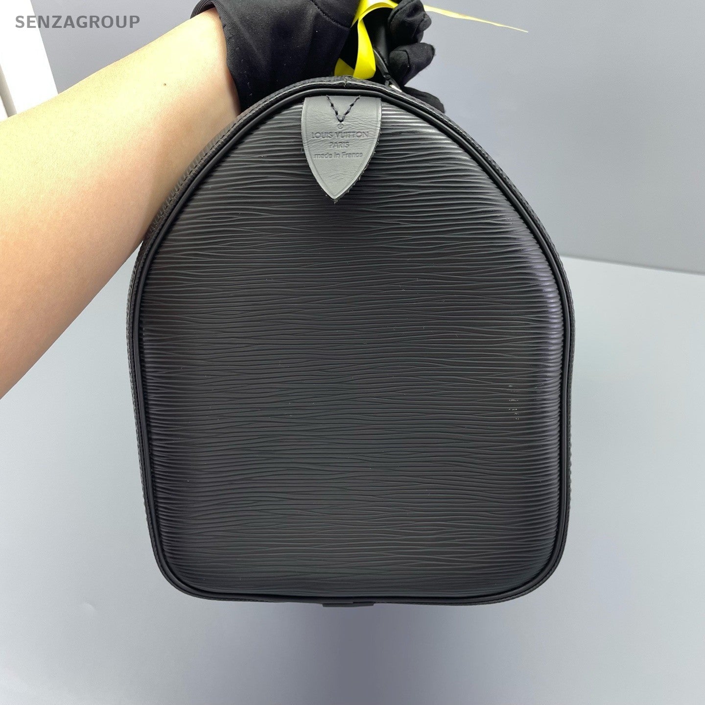 Louis Vuitton Speedy So black Water ripples Handbag Black