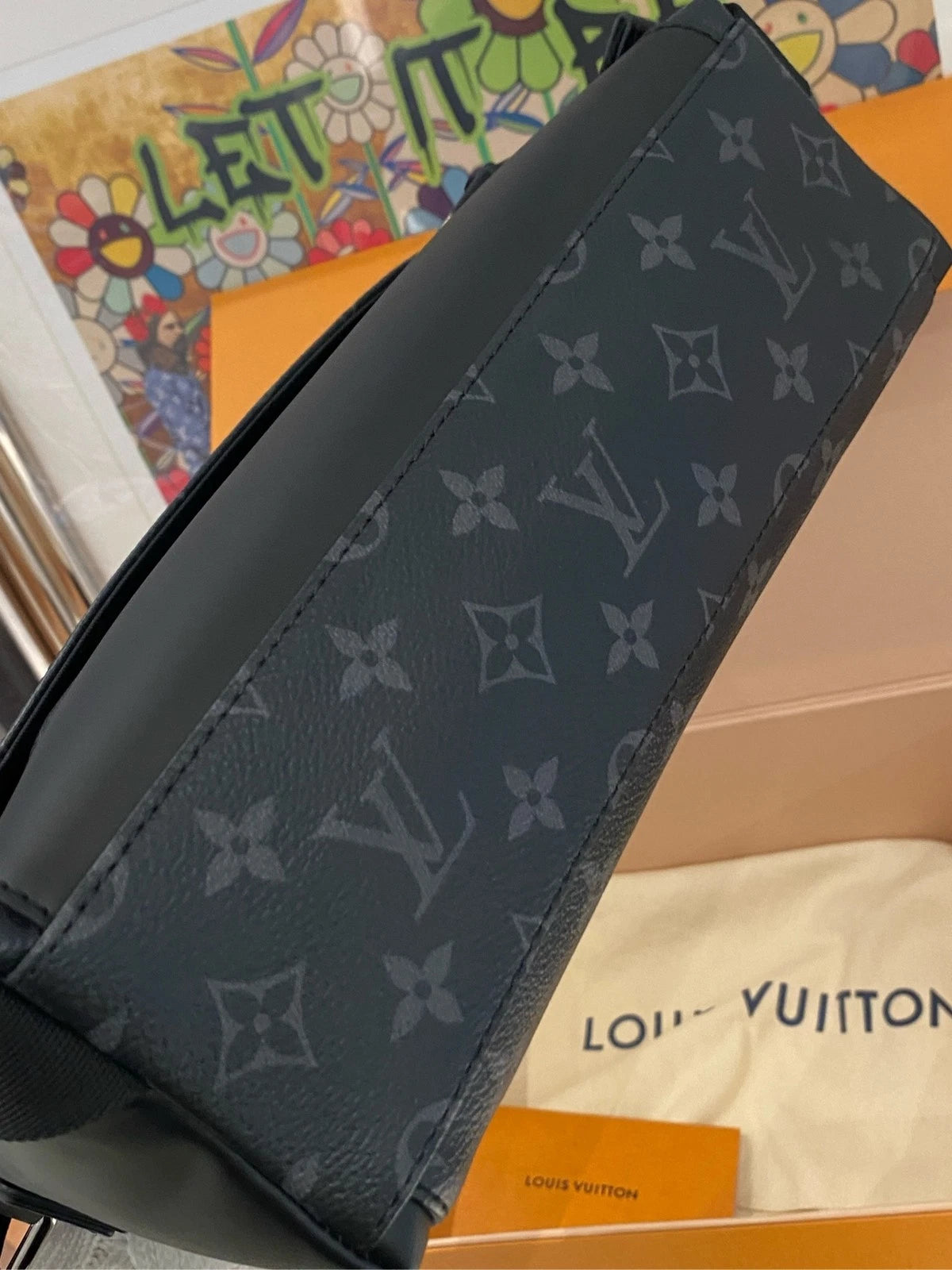 Louis Vuitton Voyager Small Black Crossbody Shoulder Bag Women