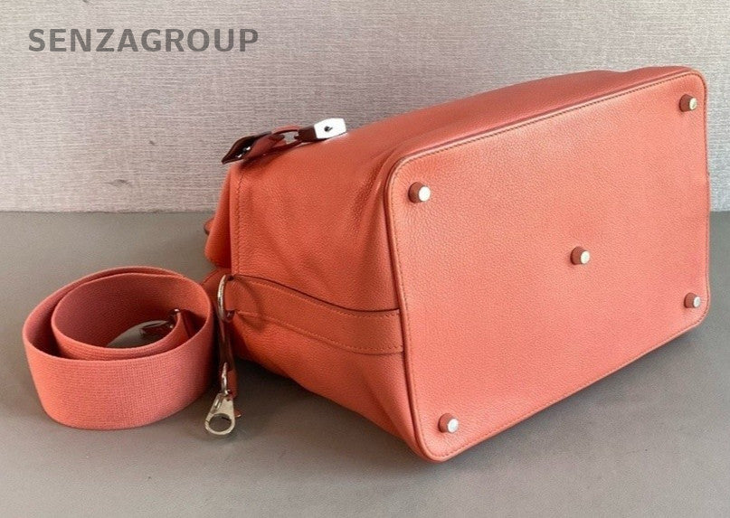 Hermès Toolbox 26 Top Handle Shoulder Crossbody Bag Orange Women