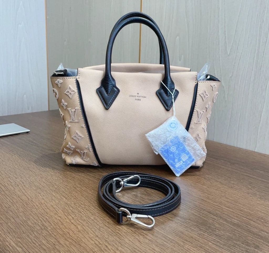 Louis Vuitton Lockit Monogram Calfskin Top Handle Bag Shoulder Bag Women
