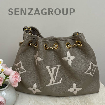 Louis Vuitton Grey Gold Monogram Shoulder Bag - Classic & Fashionable
