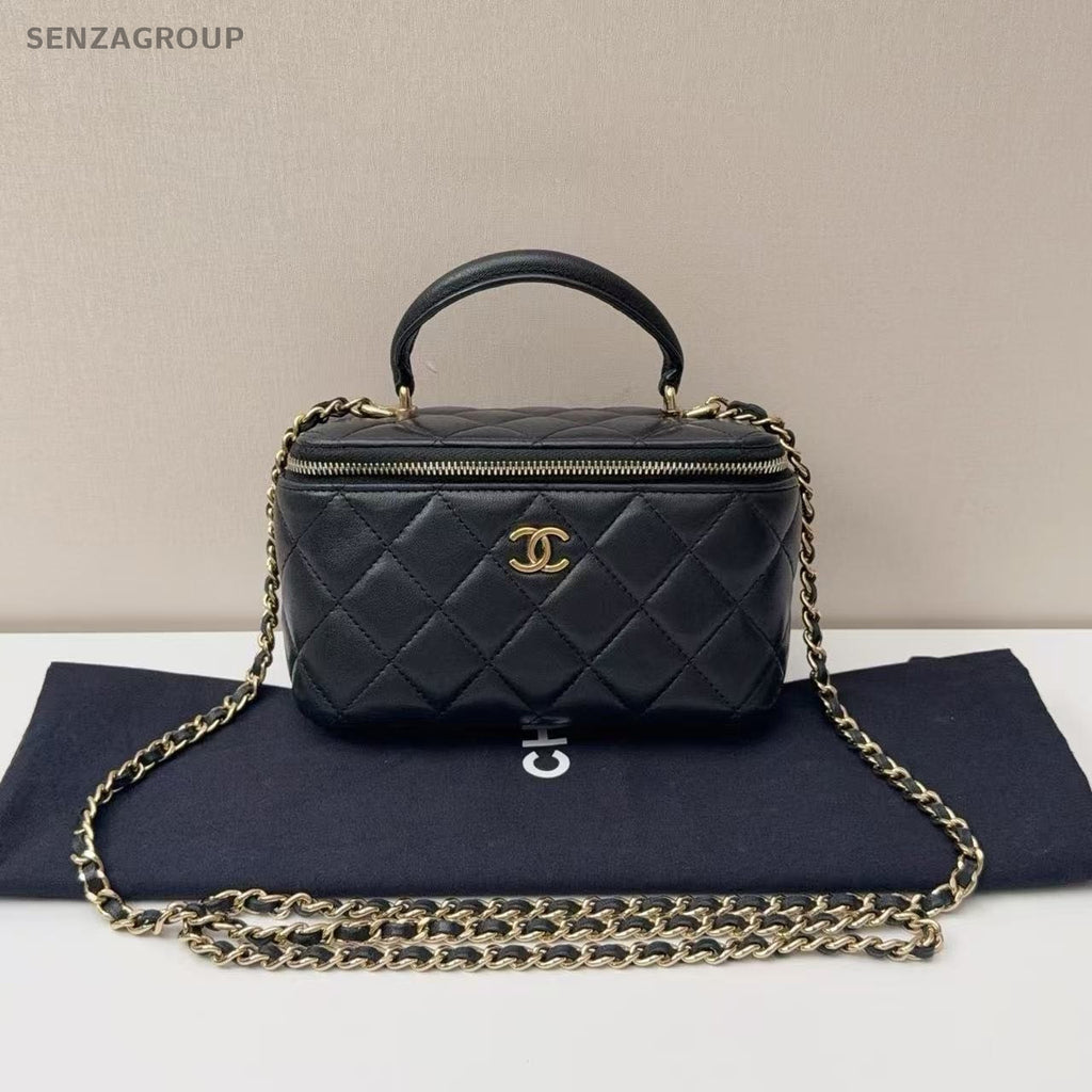 SJ0001 chanel vanity case lambskin