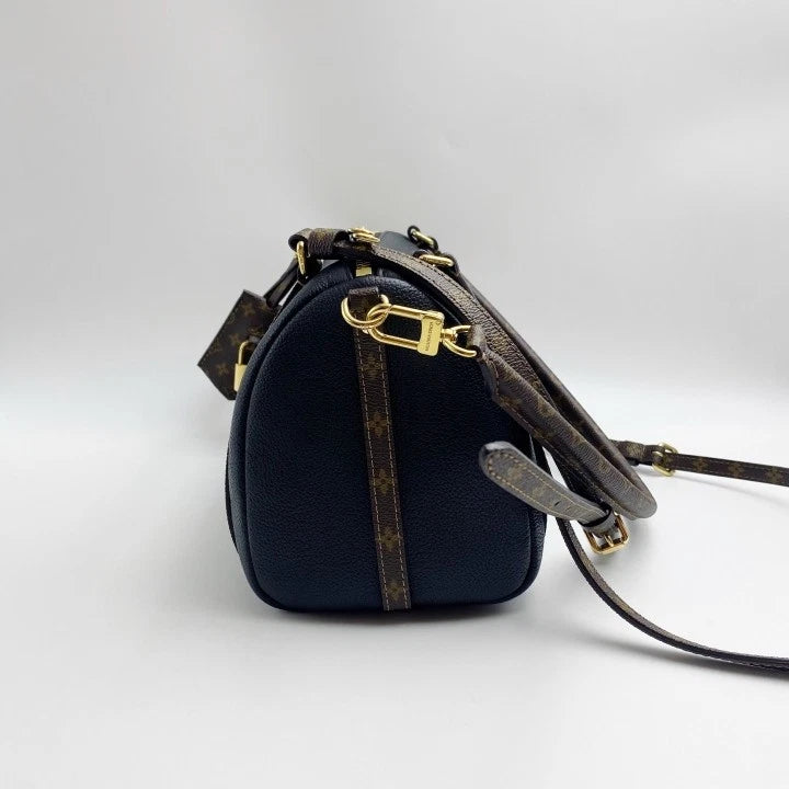 Louis Vuitton Express PM Black Calfskin Monogram Shoulder Bag