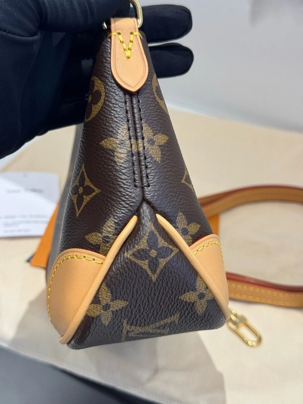 Louis Vuitton Nano Boulogne Monogram Canvas Shoulder Bag Women