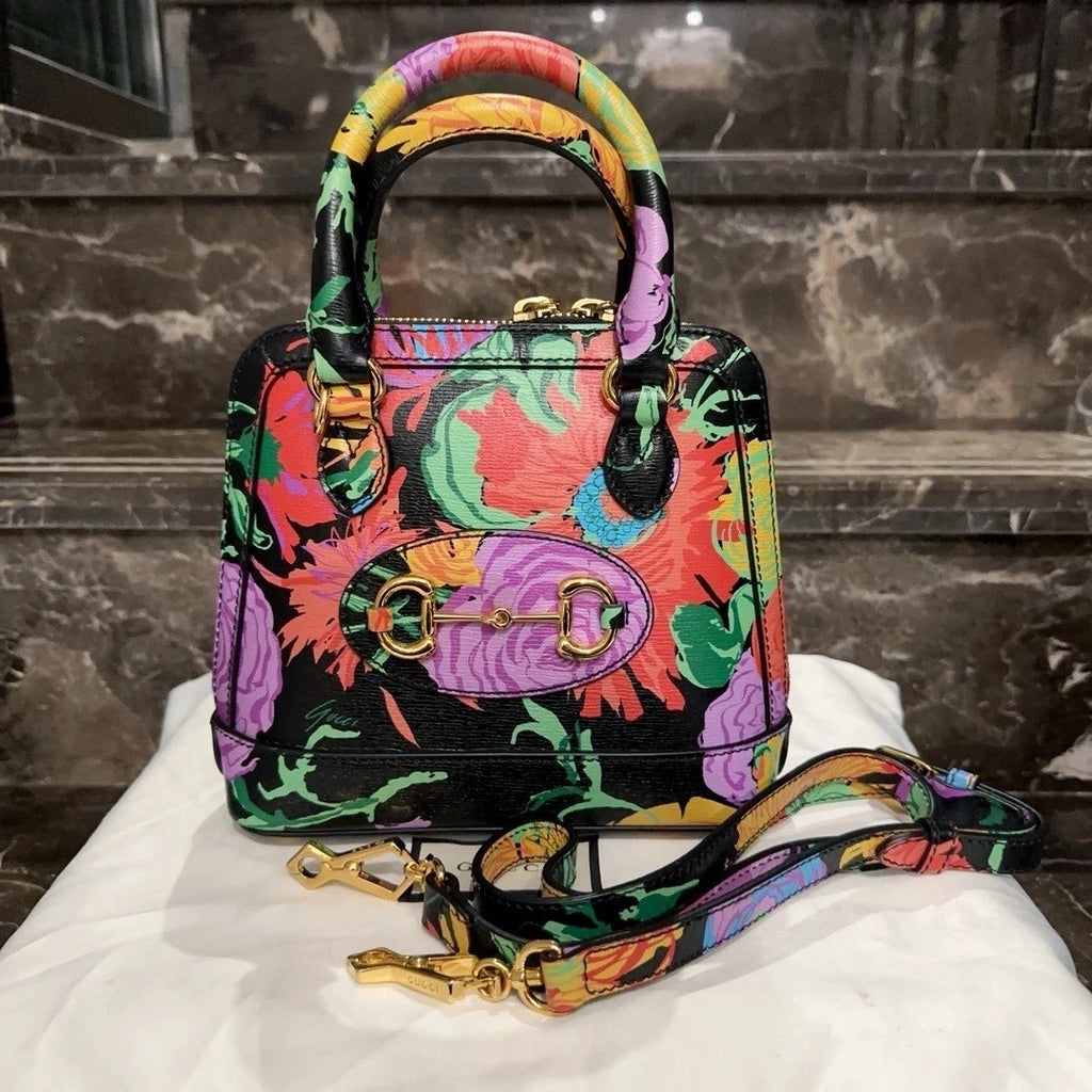 Gucci x Ken Scott 1955Horsebit Shell Shoulder Bag Women