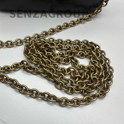 Saint Laurent Black Gold Lambskin Shoulder Crossbody Chain Bag Classic