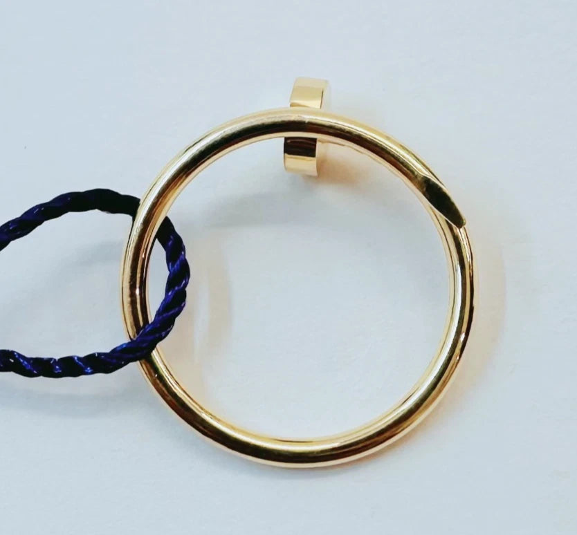 Cartier Juste un Clou Small Model Band Ring in 18k Rose Pink Gold EU54/US6.75