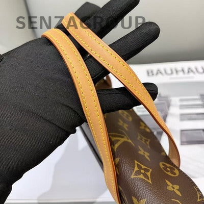 Louis Vuitton Monogram Fendi Baguette Handbag Brown Gold Clasp Women's Classic