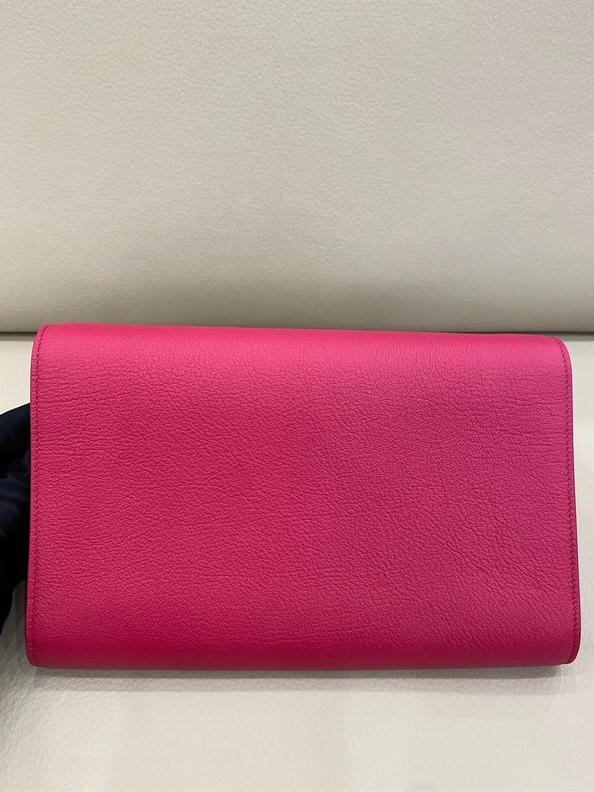 YSL Embossed Leather Chain Crossbody Bag For Women
