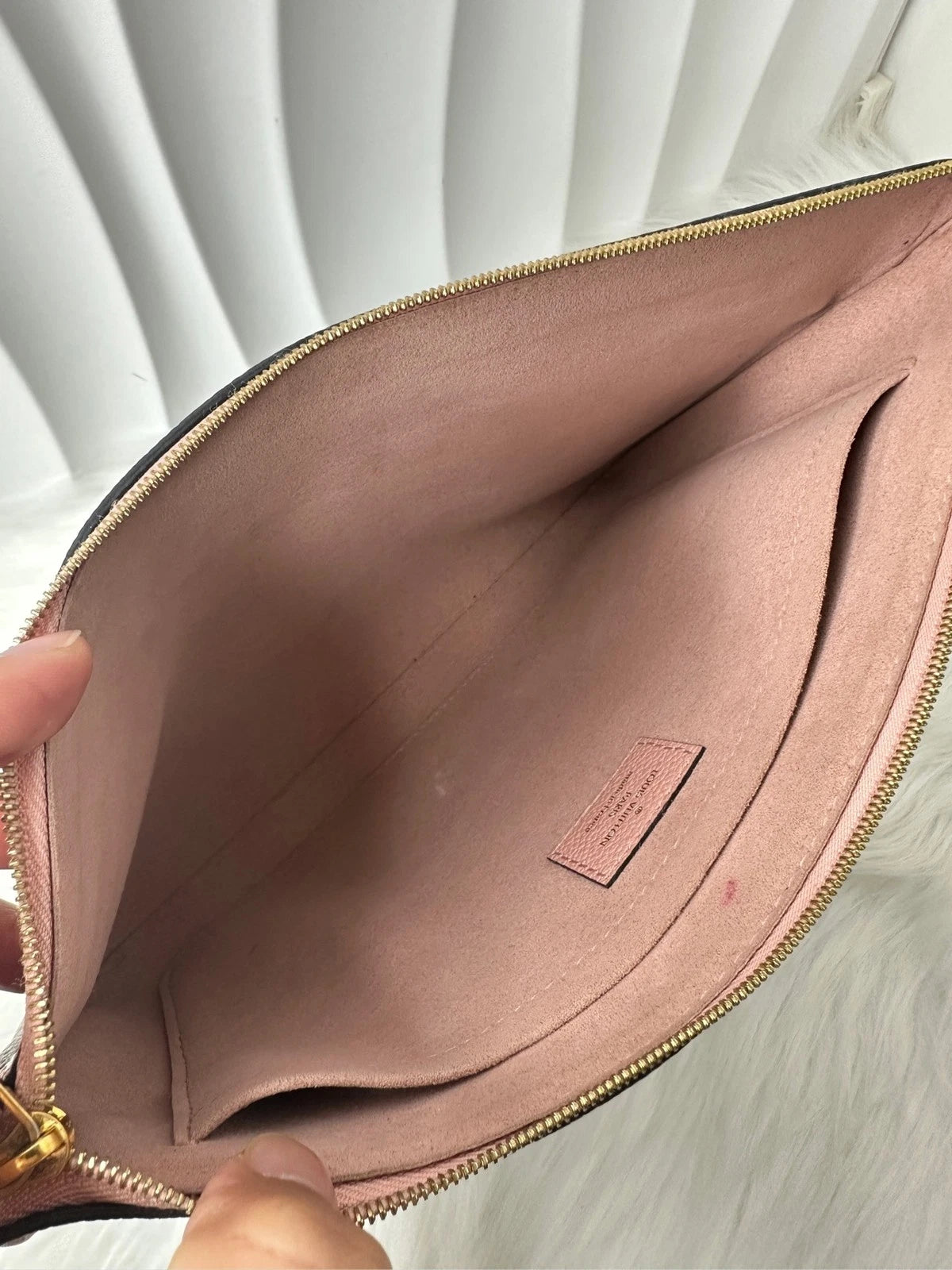 Louis Vuitton Monogram Colorblock Canvas Clutch For Women