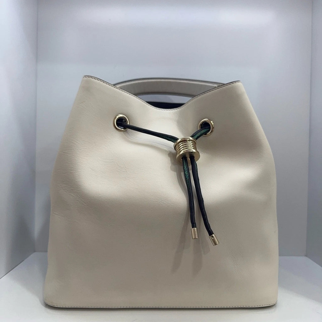 Bvlgari Black White Two-tone Panda Bucket Crossbody Handbag For Women