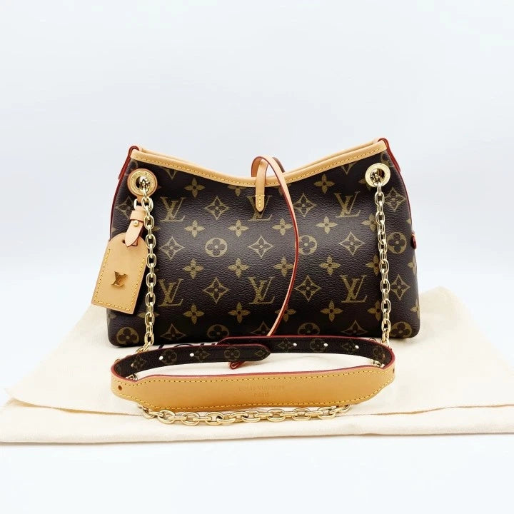Louis Vuitton Carryall Monogram Canvas Shoulder Bag Excellent