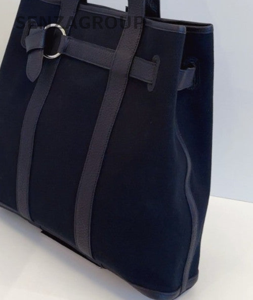 Hermes Garden GP Tote Bag Black Silver Used Women Classic Designer