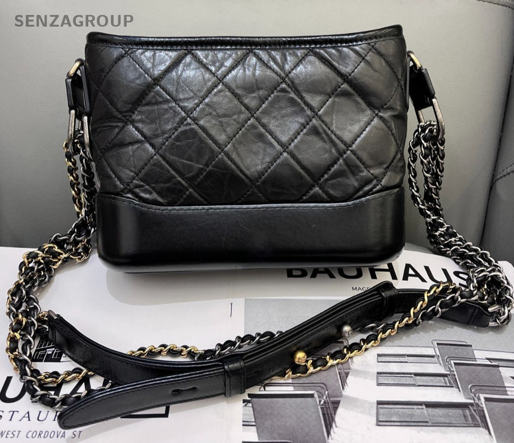 Chanel Gabrielle PM Shoulder Crossbody Bag Women Black