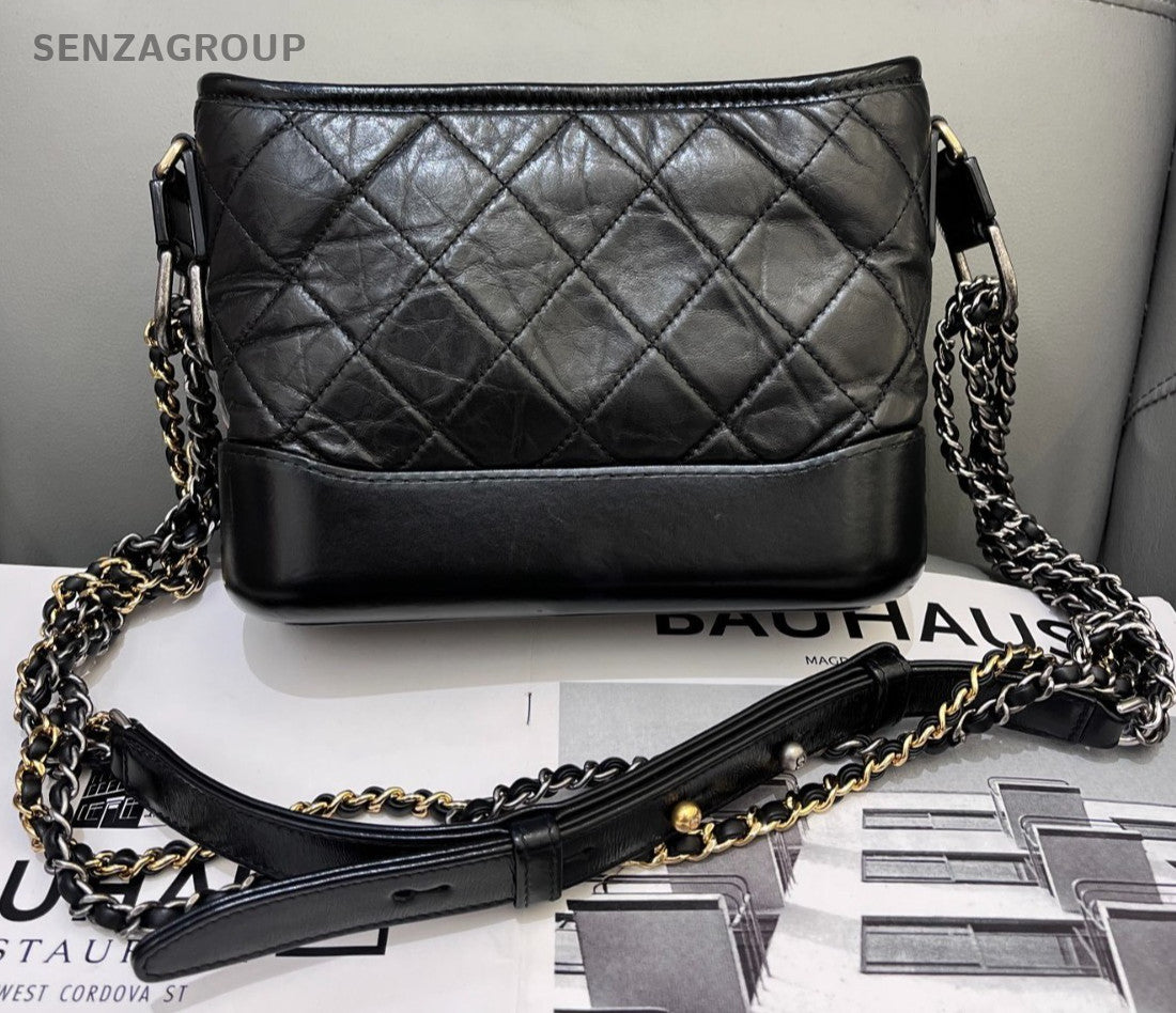 Chanel Gabrielle PM Shoulder Crossbody Bag Women Black