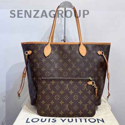 Louis Vuitton Neverfull MM Monogram Tote Shoulder Bag Classic Women