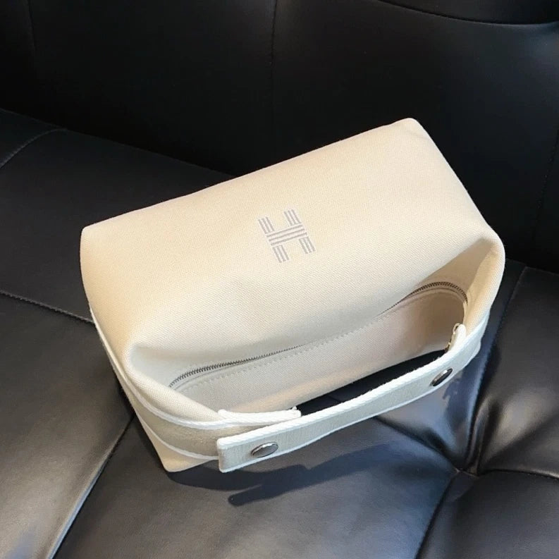 Hermes Vanity White Handbag Excellent