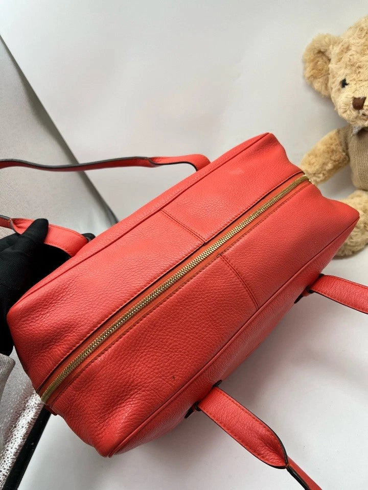 Loewe Red Bowling Top Handle Handbag For Women