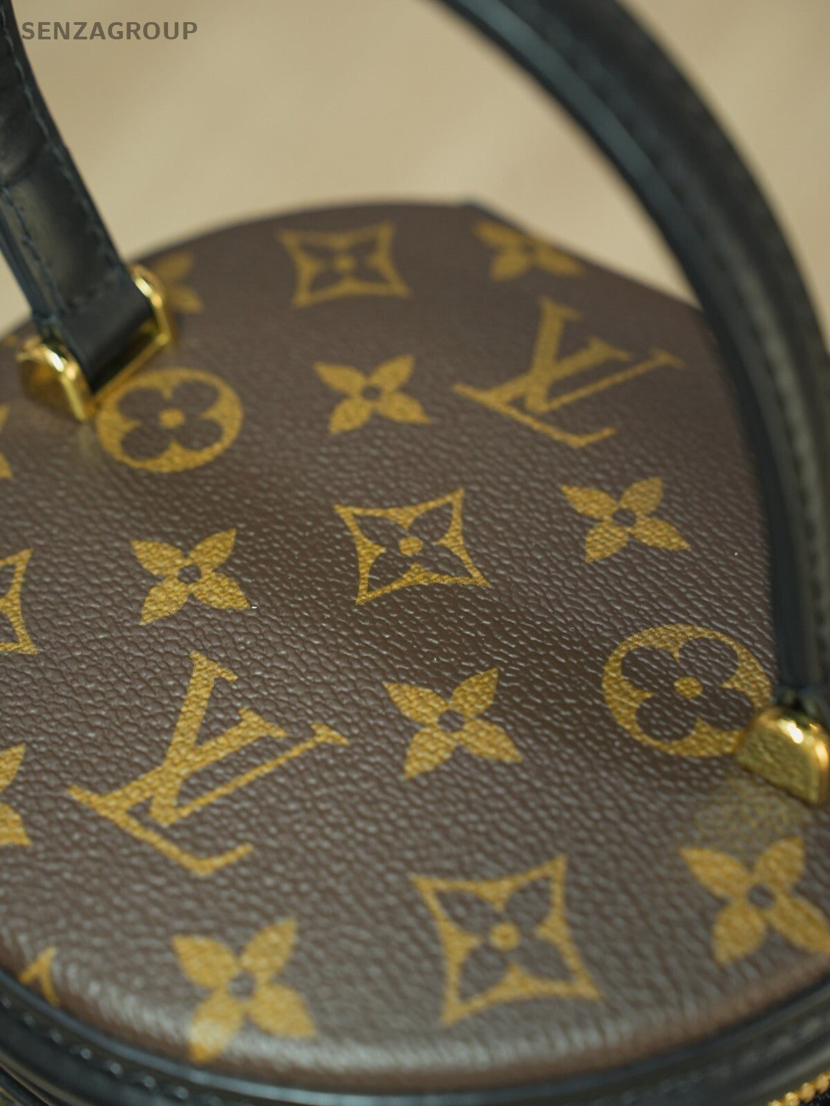 LOUIS VUITTON Cannes Monogram Canvas Shoulder Handbag  M43986
