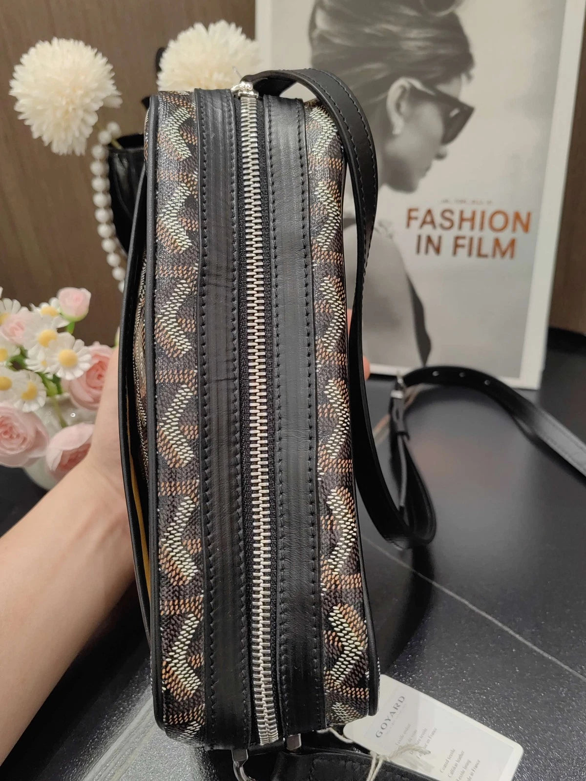 Goyard Y Monogram Canvas Crossbody Shoulder Bag For Women