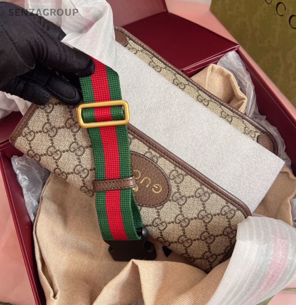 GUCCI 2ways Crossbody Shoulder Bag Brown Almost Brand new