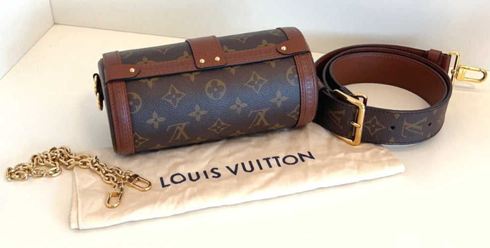 Louis Vuitton papillon trunk Chain Strap Shoulder bag Crossbody Almost Brand NEW
